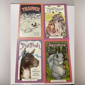 Lot Of 4 Serendipity Books James Cosgrove Robin James Vintage Trapper 1980s